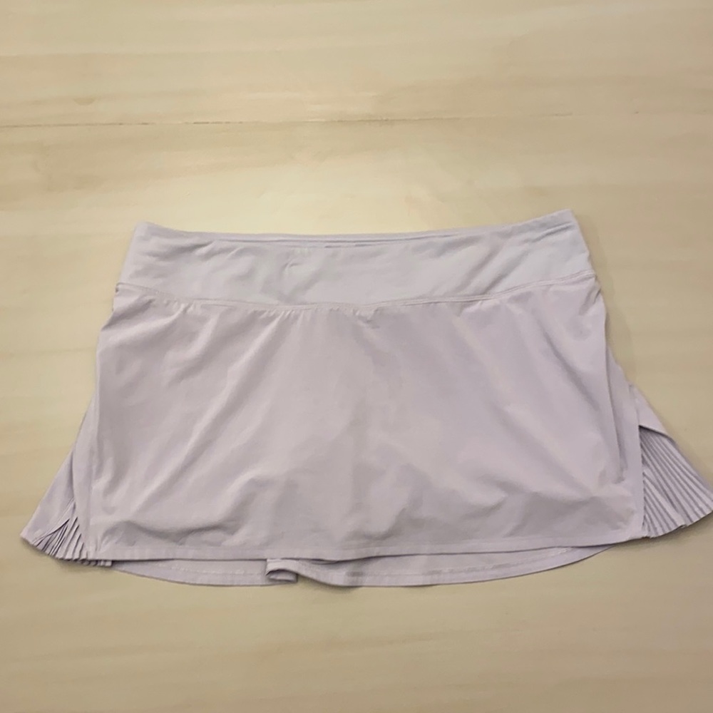LULULEMON Play off the Pleats skirt- 14 Rhino Gray